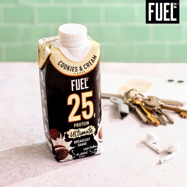FUEL10K Cookies & Cream Protein Shake 330ml - British product