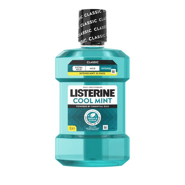 Listerine Cool Mint Intense Mouthwash, UK version