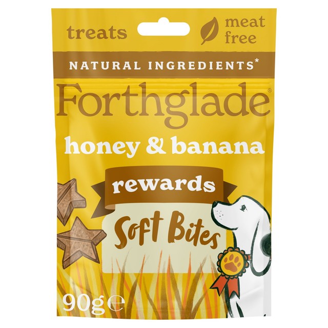 Forthglade banana and honey dog treats 90g - British product