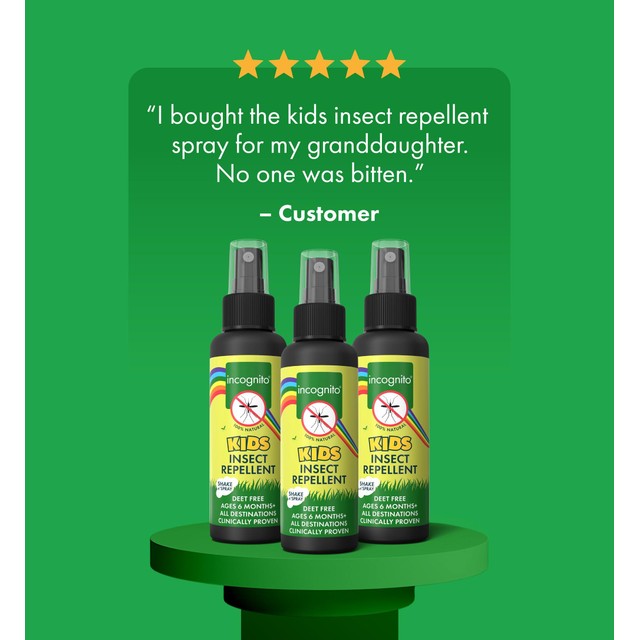 Incognito Kids Insect Repellent Spray 100ml, UK version