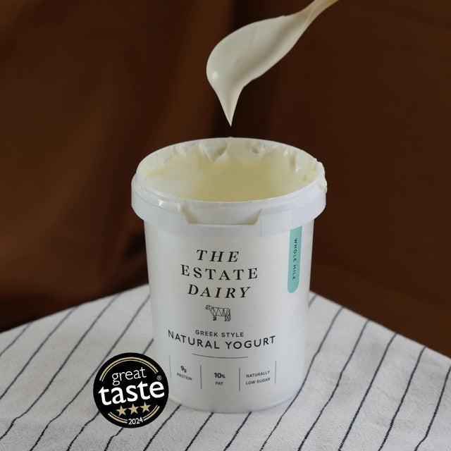The Estate Dairy 10% Greek Style Natural Yogurt 500g (British brand)