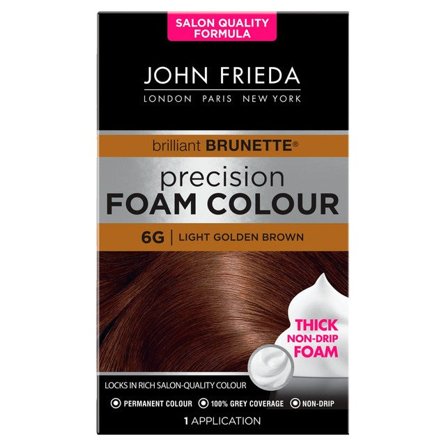 John Frieda hair dye in Light Golden Brown 6G, UK version