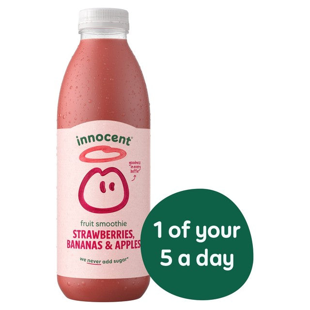 Innocent strawberries, bananas & apples smoothie 750ml, UK version