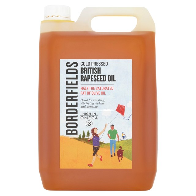 Borderfields Cold Pressed Rapeseed Oil 5L - British product