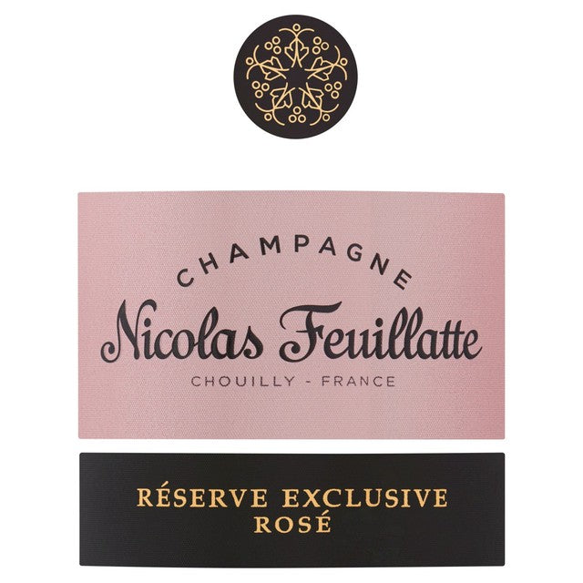 Nicolas Feuillatte Rosé Champagne 75cl, imported from the UK