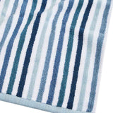 M&S striped blue bath towel (British brand)