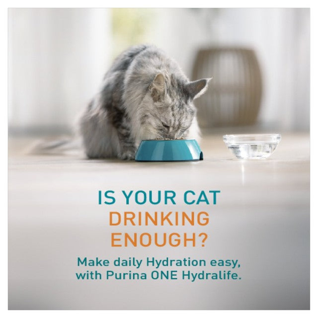 Purina One Hydralife chicken liquid cat supplement 6x50g, imported from the UK