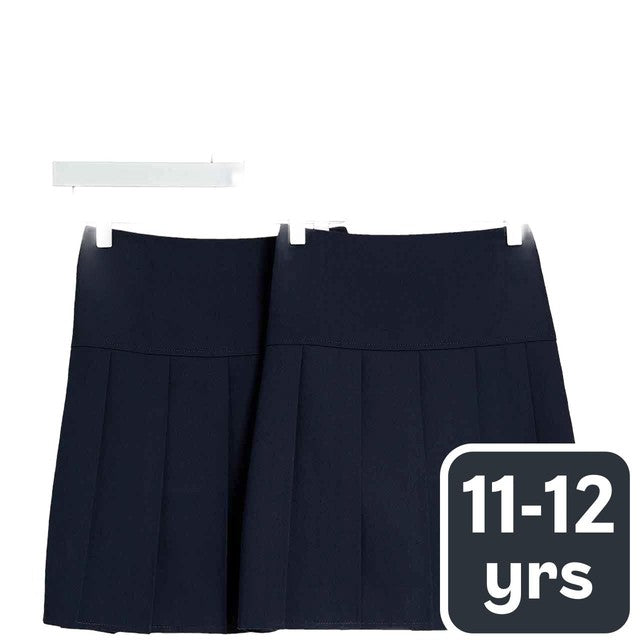 M&S pleated skirt navy 11-12 years, imported from the UK