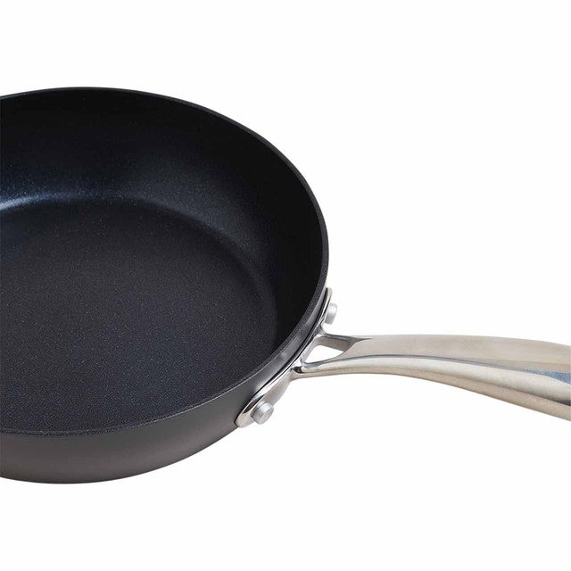 M&S Hard Anodised frying pan Black Mix 20cm, imported from the UK