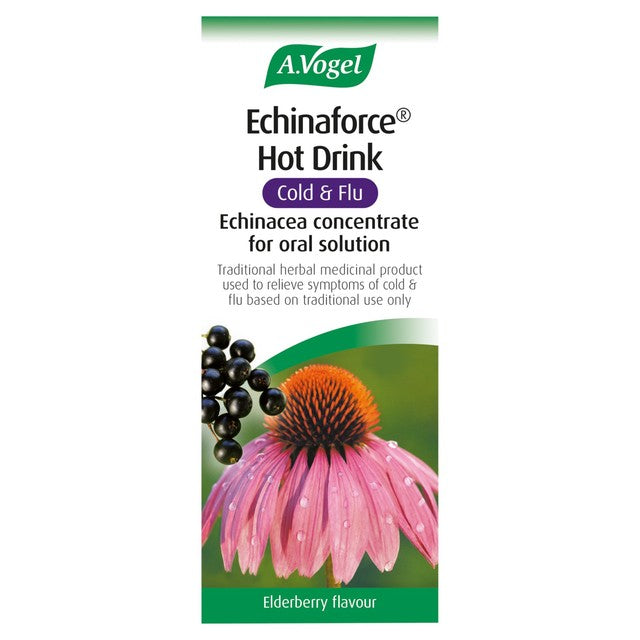 A.Vogel Echinaforce elderberry hot drink concentrate 100ml - British product