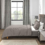 M&S lyocell rich duvet cover single size dark grey (British brand)