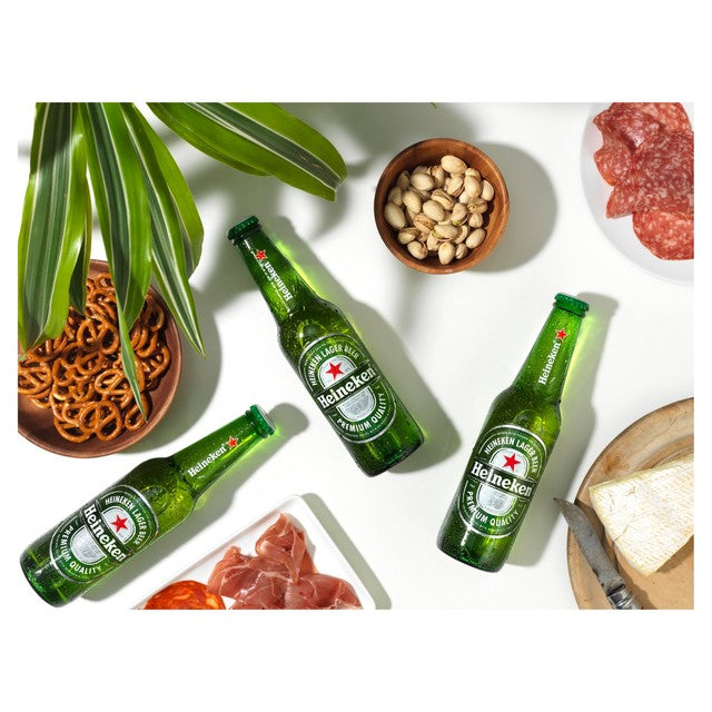 Heineken lager beer 24 x 330ml bottles, UK version