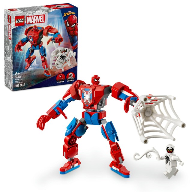 LEGO Spider-Man Mech vs Anti Venom 76308 (British brand)