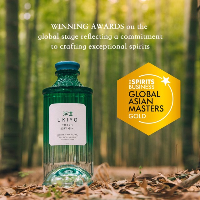 Ukiyo Tokyo Dry Gin 70cl (British brand)