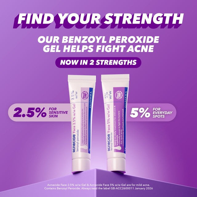 Acnecide Face Gel 2.5% BPO (British brand)