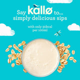 Kallo organic oat drink 11% 1L, UK version