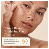 Aveeno Calm+Restore Nourishing Oat Face Wash Cleanser 200ml - British product