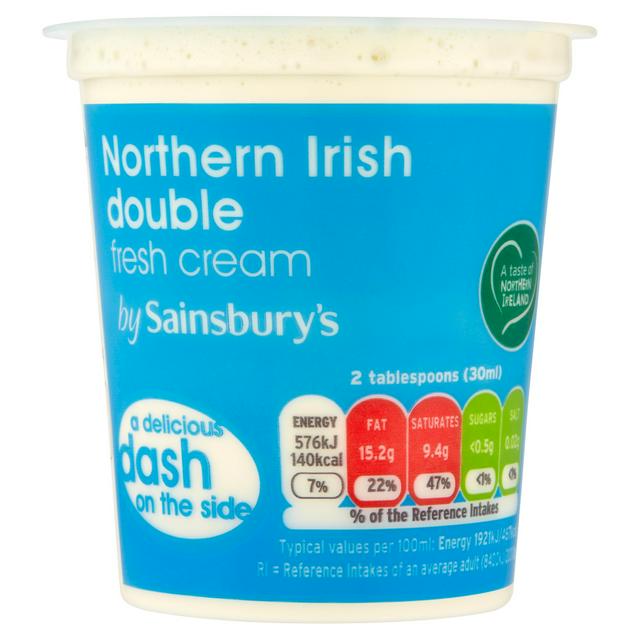 Sainsburys Double Cream 150ml