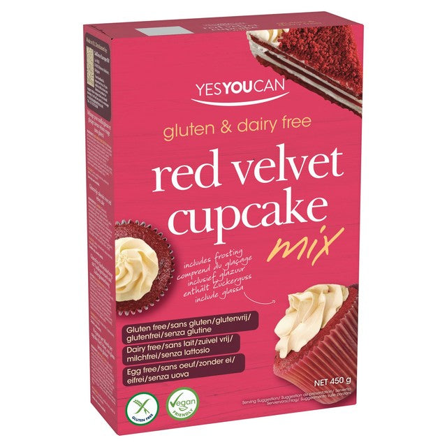 YesYouCan red velvet cupcake mix 450g (British brand)