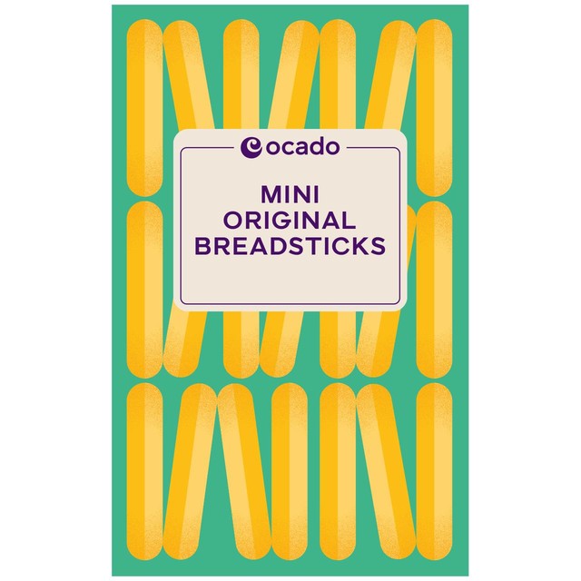 Ocado Original Mini Breadsticks 100g, imported from the UK