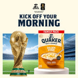 Quaker golden syrup porridge sachets family pack 20 sachets, imported from the UK