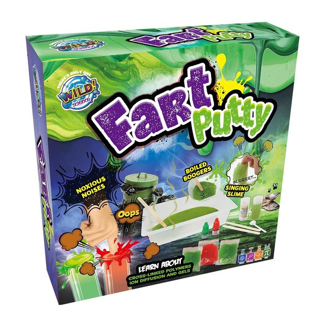 Wild Science Fart Factory slime kit with putty (British brand)