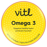 VITL Omega 3 softgels 30 pack (British brand)
