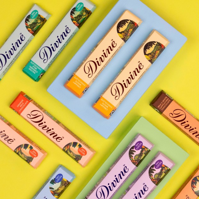 Divine Salted Caramel Chocolate Bar 35g - British product