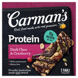 Carmans Dark Choc Cranberry Protein Bar 5 x 40g - British product