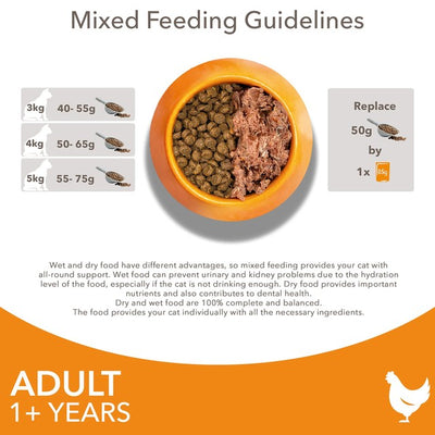 M&S Iams Advanced Nutrition Adult Dry Cat Food With Fresh Chicken 800g- Buy online at McGrocer
