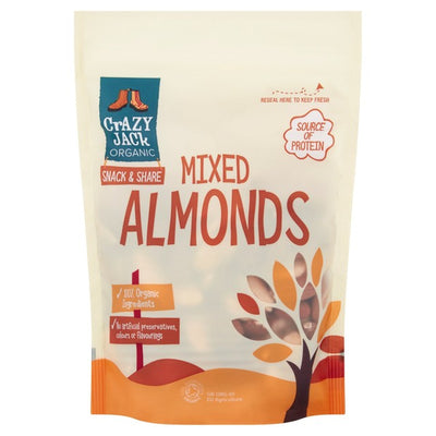 M&S Crazy Jack Organic Mixed Almonds 175g- Buy online at McGrocer