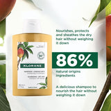 Klorane Nourishing Mango Shampoo 200ml, imported from the UK