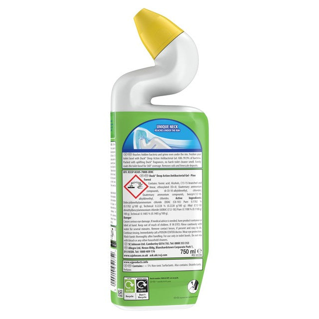 Toilet Duck Toilet Liquid Cleaner Pine 750ml - British product