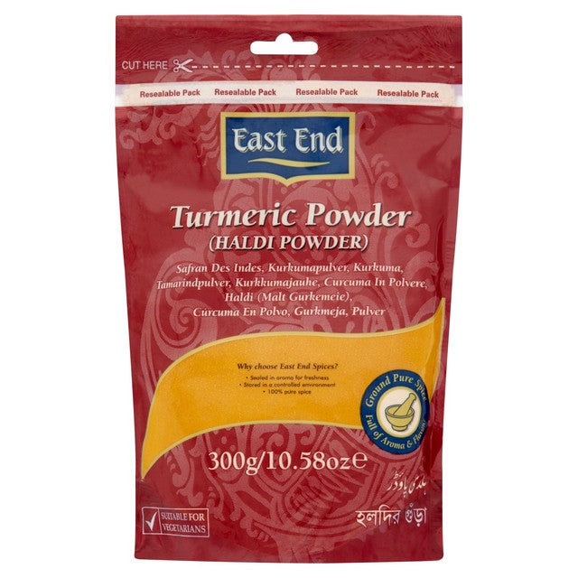 East End ground turmeric 300g, imported from the UK