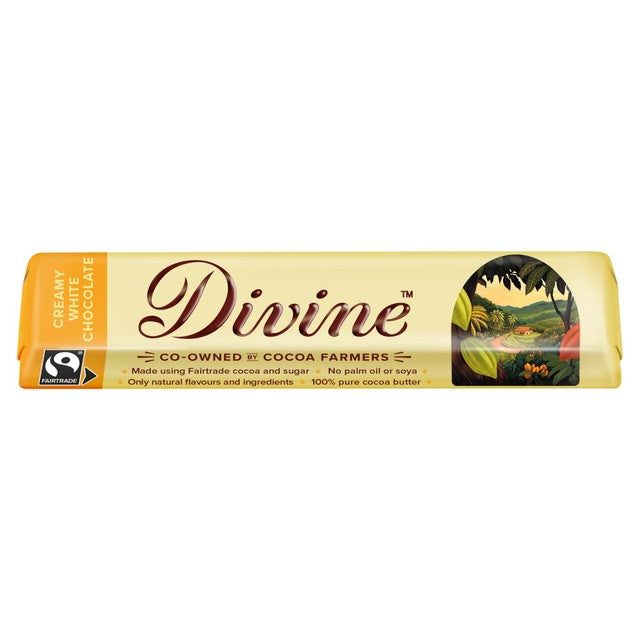 Divine white chocolate bar 35g - British product