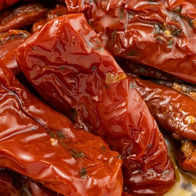 Realfoods organic sundried tomatoes in oil 190g, imported from the UK