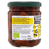 Realfoods organic sundried tomatoes in oil 190g, imported from the UK