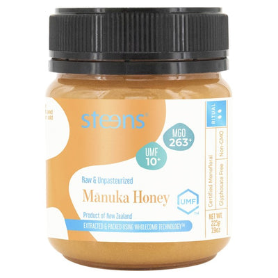 M&S Steens MGO 263 UMF10 Manukahonning 225g - Kjøp online på McGrocer