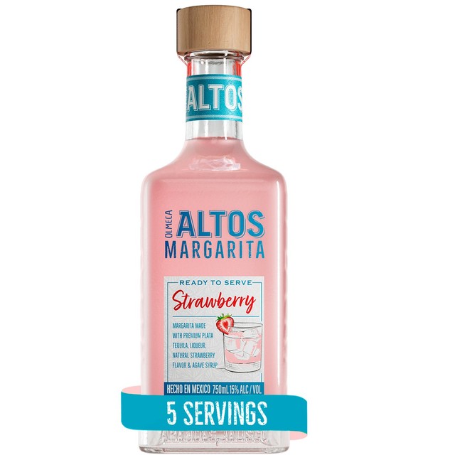 Altos Tequila Strawberry Margarita 75cl, importiert aus Großbritannien