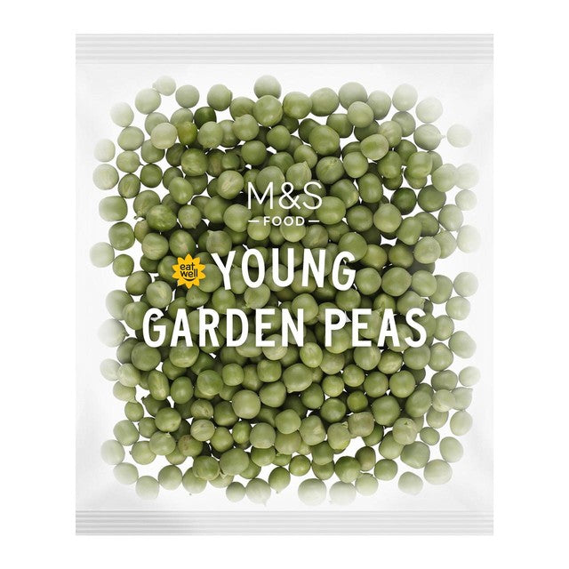 M&S young garden peas 200g, imported from the UK