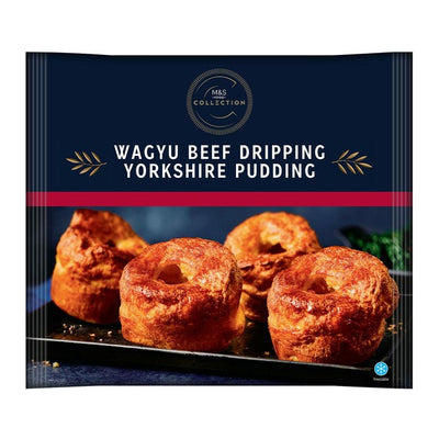 M&S M&S Wagyu Beef Dripping Pre-Cooked Yorkshire Puddings 360g- Buy online at McGrocer
