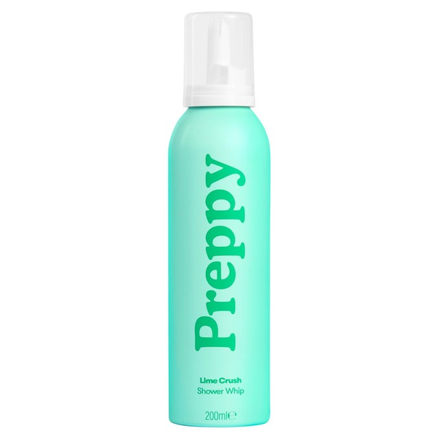 Preppy Lime Crush shower whip 200ml, imported from the UK