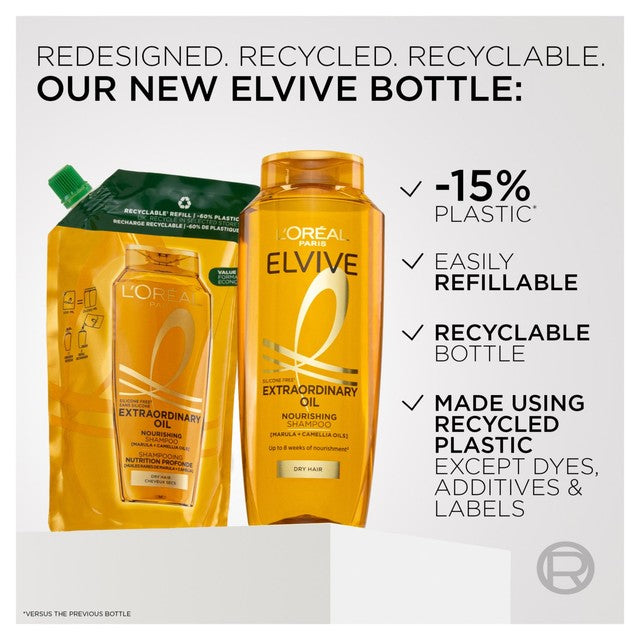L'Oreal Elvive shampoo for dry hair 400ml, UK version