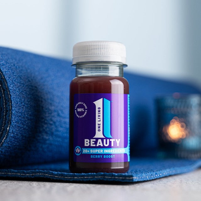 One Living Beauty Health Shot Mixed Berry 100ml, imported from the UK