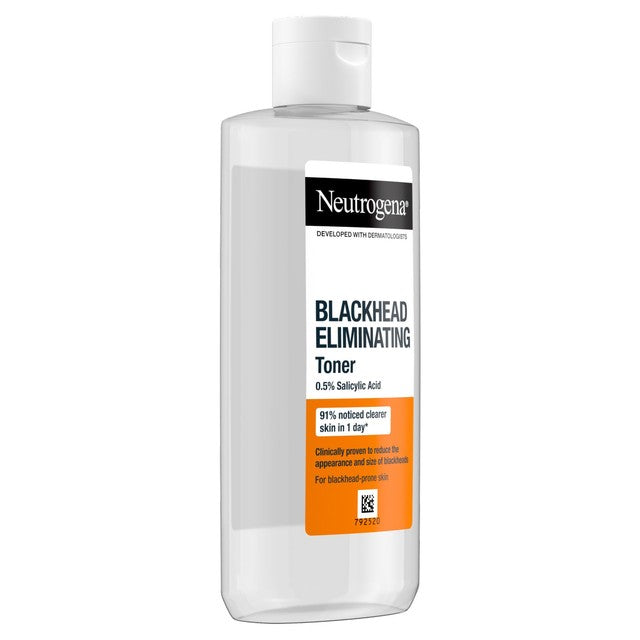 Neutrogena blackhead eliminating toner with 0.5% salicylic acid 200ml, imported from the UK