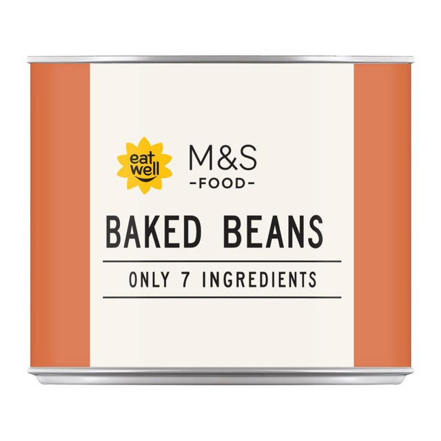 M&S Only 7 Ingredients Baked Beans, imported from the UK