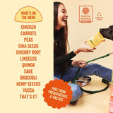 Marleybones wet dog food chicken and superfoods 390g, imported from the UK