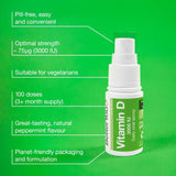 BetterYou D3000 Vitamin D Oral Spray Peppermint 15ml - British product