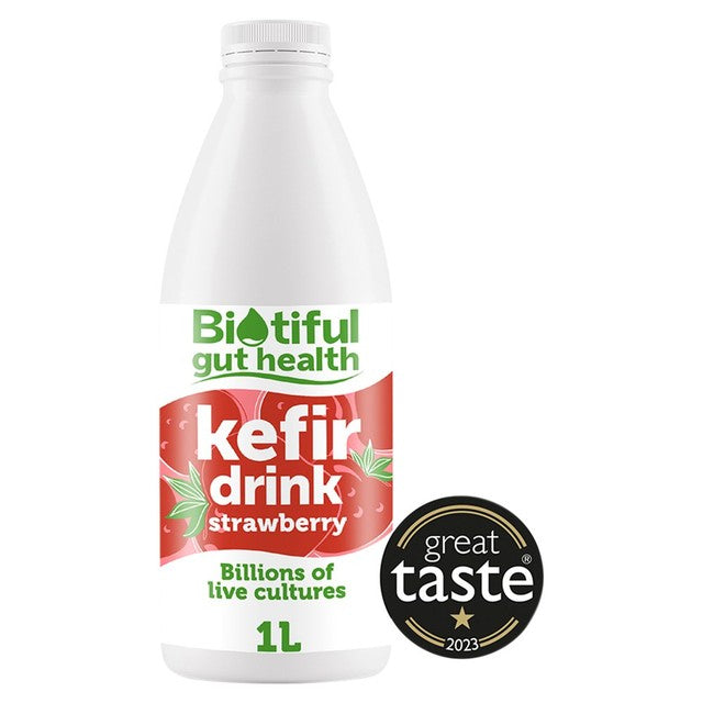 Biotiful Strawberry Kefir drink 1L - British product