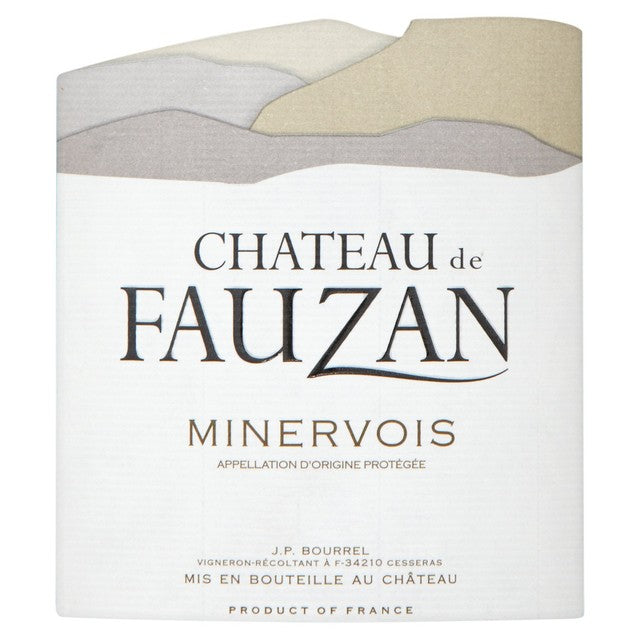 Chateau de Fauzan Minervois Rouge red wine 75cl - British product